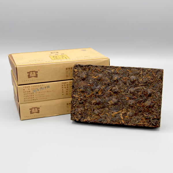 2007 Gold Needle White Lotus Brick (金針白蓮茶磚)